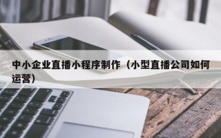 醴陵中小企业直播小程序制作（小型直播公司如何运营）