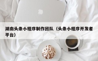 醴陵湖南头条小程序制作团队（头条小程序开发者平台）